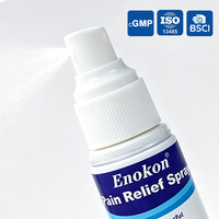 Spray analgésique à base de plantes personnalisé 30 ml, étiquette privée, fabricant OEM ODM, ISO13485 CGMP, ingrédients naturels, douleurs musculaires et articulaires