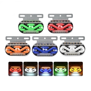 Luz LED lateral de camión de 24V Suelo iluminado Luz ancha Rojo amarillo azul verde Blanco - Product Image 3