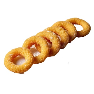 Anillos de Cebolla Tempura Amarillos Comestibles Pre-fritos Congelados, Grado A, Forma de Bola, 10 kg, LQF, Precio al por Mayor de China por Tonelada - Product Image 1