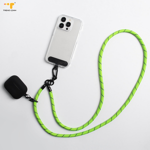 เคสโทรศัพท์มือถือแบบสะพายข้างสำหรับ <span class=keywords><strong>iPhone</strong></span> 15 PRO MAX 8มม. สายคล้องโพลีเอสเตอร์พร้อมที่ยึด airpods สำหรับแขวน - Product Image 4
