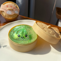 Mainan Pijat Bentuk Roti Isi Maltose dengan Glitter, TPR Slow Rebound, Pereda Stres, Mainan Fidget