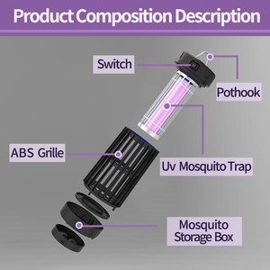 Saijzek新品上市高效高压2500伏紫外发光二极管电击灭虫灭虫灯灭虫灭虫器 - Product Image 6