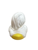 Canard licorne mignon personnalisé en plastique blanc, mini figurines d'anime en vinyle, jouets artisanaux