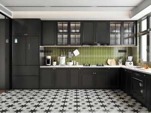 Custom Kitchen Cabinet Modern Design Made in China High Quality Commercial Kitchen Cabinet With Cupboard <b>Complete</b> <b>Sets</b> - Product Image 3