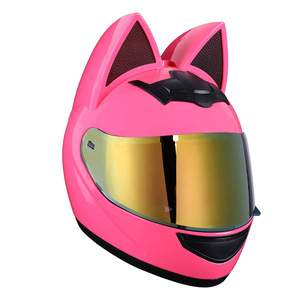 Casco Integrale con Visiera a Forma di Gatto Sexy Certificato CCC, Magazzino in Cina - Product Image 3