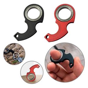 Fingertip Rotation Decompression Keychain Anti-anxiety <b>Stress</b> Toy Fingertip Keyring Finger Fidget Key <b>Ring</b> Gift - Product Image 4