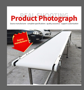 Hoge Kwaliteit Pvc Pu Food Grade Rubber Transportband Systeem Roestvrij Staal Transportband Machine Voor Voedsel Winkel Retail - Product Image 3