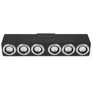 High quality wooden HIFI 3D surround bass TV table BT Speaker wireless home for JBL boombox sound bar