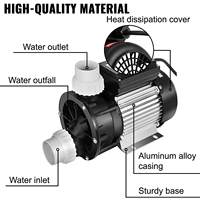 Bomba de Agua Trifásica de Acero Inoxidable TSPK LP300 de 3 HP, 220-240V, Bomba de Hidromasaje para Spa, de Una Velocidad, Fácil Instalación con Conexión Eléctrica