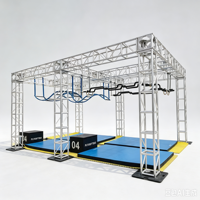 Équipement d'entraînement portable en fer pour parc d'aventure, capacité de charge 1000 kg, utilisation sur scène, obstacle American Ninja Warrior