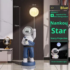 Figura Grande de Astronauta Ecológica de Resina de Alta Gama para Decoración de Sala de Estar, Mueble de TV, Regalo de Mudanza - Product Image 6