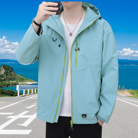 Vestes d'hiver décontractées personnalisées pour hommes en gros, vestes d'assaut coupe-vent et écologiques à la mode