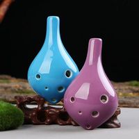 Kids Education Toy 6 Hole 12 Hole Ocarina Ceramic Ocarina Flute Music Instrument