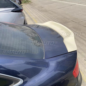 สปอยเลอร์หลังคาร์บอนไฟเบอร์ FRP แบบ Type R สำหรับ Audi A4 B8 B8.5 Sedan ปี 2008-2015 - Product Image 6
