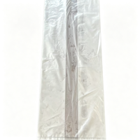 Sac plat ouvert en LDPE, flexible, bonne élasticité, résistant à l'humidité et à la poussière pour l'emballage alimentaire, fruits, collations