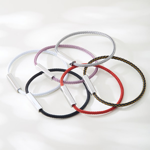 Bracelets vierges à gravure personnalisée avec fermoir <span class=keywords><strong>magnétique</strong></span> en acier inoxydable, étanches et anti-ternissement, pour la personnalisation DIY, pour femmes et hommes - Product Image 2