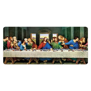 The Last Supper: Da Vinci's Art and History Famous Painting Mouse Pad Thickened Precision Locking Customization