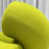 Sofá individual de diseño moderno, silla de algodón con forma de oruga o serpiente para sala de estar, modelo de sofá Perezoso