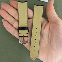 Bracelet de rechange en cuir véritable de luxe, motif crocodile, 20 mm, boucle plaquée or, confortable, vente en gros