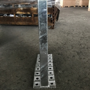 ASTM Standard Q235 Steel U Channel Strut Profile Mounting <b>Brackets</b> 300mm Hot Dip Galvanized Cantilever Type - Product Image 6