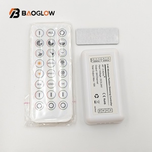 รีโมทคอนโทรลแบบ 24 ปุ่มสำหรับไฟติดเพดานแบบเส้น 3 ช่องสัญญาณ พร้อมปุ่มควบคุมแรงดันไฟฟ้าสำหรับไฟ LED แบบเส้น ขายส่ง - Product Image 1