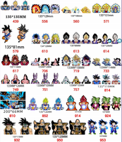 DBZ autocollants personnalisés étanche Son-Goku mouvement autocollant voiture décalcomanie 3D lenticulaire Anime voiture autocollant