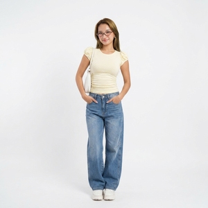 Jeans Premium de Vietnam para Mujer, Corte Curvo, Tendencia Actual, Favorecedores de la Figura, Tallas S a XXL, Cintura Alta, Control de Abdomen, Suaves - Product Image 1