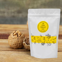 Pochette sur support zip-lock PLA biodégradable éco-compostable Emballage en papier kraft personnalisé pour aliments Gelée d'aliments pour animaux de compagnie de fruits secs
