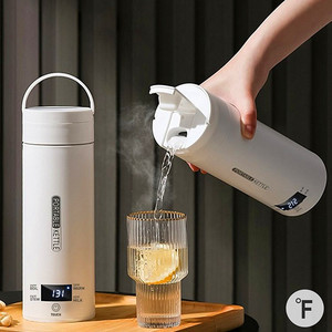 Portable 500ML Water Boiler <b>Kettle</b> Quick Boiling <b>Temperature</b> Water Bottle Stainless Steel USB Power Source for Outdoor Travel Ou - Product Image 5