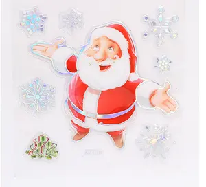 Custom คุณภาพสูงคริสต์มาสของขวัญเรซิ่นโดมสติกเกอร์ Glitter สติกเกอร์อีพ็อกซี่