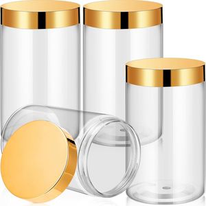 Factory Price 50ml-250ml High Quality Transparent PET Food Grade Jar with <b>Pump</b> Sprayer and Gold Lid for Cosmetic Use - Product Image 1