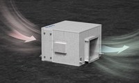 E-VIPO Pièces CVC, Purificateur d'air frais de plafond PIV unidirectionnel, Unité de ventilation avec ventilateur pour maison, salle de sport, sous-sol, salle à manger