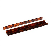 Support magnétique en acrylique écaille de tortue pour Mahjong, pliable, poussoir de Mahjong, accessoire de table de jeu portable pour 4 joueurs