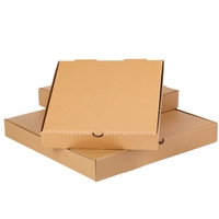 Vente chaude 6/7/8/9/10/11/12 "E-flûte boîte à Pizza en papier ondulé pour la nourriture à emporter boîte Pizaa en papier écologique