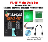 Orange5 V1.45 Outil de Diagnostic et Programmation avec Adaptateur Complet pour Équipement Automobile ECU