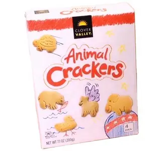 Cracker a forma di alfabeto dal sapore originale