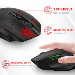<span class=keywords><strong>เมาส์</strong></span>เล่น<span class=keywords><strong>เกม</strong></span> RGB ไร้สายพร้อมสายชาร์จ USB อุปกรณ์เสริมสำหรับคอมพิวเตอร์สามโหมด - Product Image 5