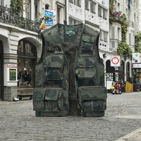 Offre Spéciale unisexe Logo personnalisé gilet d'extérieur avec multi-poches respirant Polyester coton pêche journaliste veste en gros