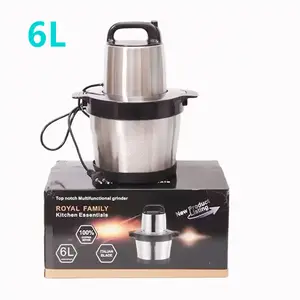 Mesin pencincang makanan dari Langfang, Mixer sayuran 6L, peralatan dapur multiguna untuk bayi