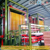 Máquina de Prensado en Caliente de Alta Eficiencia para Línea de Producción de Madera Contrachapada |   Fabricante de China |   Certificado CE