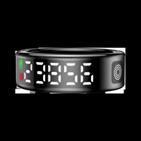 Nouveau Style Ip68 Étanche Fitness Tracker Anneau Bluetooth Connexion Fréquence Cardiaque Oxygène Sanguin Surveillance Du Sommeil LED Smart Ring