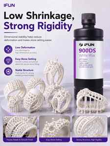 IFUN 900DS 14k accessori in oro rosa stampante 3D con 405nm diretta colabile in <span class=keywords><strong>resina</strong></span> di fusione per gioielli in polimero bianco cera - Product Image 5