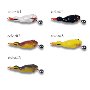 Señuelo giratorio simulado de patito, 21g, cebo de pesca artificial biónico para pesca de lubina en agua dulce, material de PVC - Product Image 2
