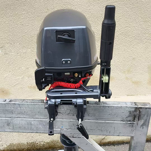 Nouveau moteur hors-bord portable 4 temps efficace de 9,8 CV à arbre long CDI à essence pour applications marines - Product Image 1