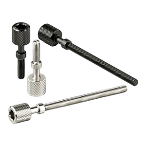Tornillo de ajuste hexagonal con perilla moleteada FA Automation Bolt PAZ31/32 AJKTNM3-16 de acero al carbono niquelado - Product Image 2