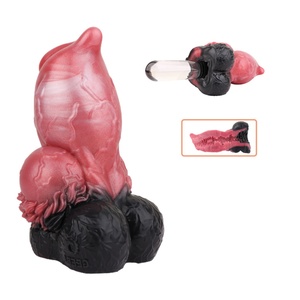 Masturbador de silicona con forma de pene de perro de fantasía al por mayor, masturbador de bolsillo, copa para masturbación, juguete sexual para adultos, vagina artificial - Product Image 1