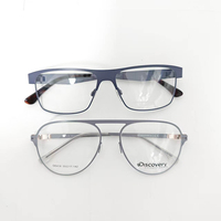 Montures optiques en métal de qualité supérieure, en stock, prêtes à être expédiées, liquidation de stock, mélange de métal, montures optiques en métal tendance pour hommes