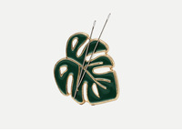 Nouveau rétro point de croix bricolage outil de couture magnétique mignon petit métal plaqué or sélecteur d'aiguille sculpté Technique de gravure