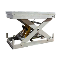 Nouvelle plateforme élévatrice fixe électrique hydraulique robuste en acier de qualité supérieure, élévateur à ciseaux pour le transport de marchandises, idéale pour les restaurants et les hôtels