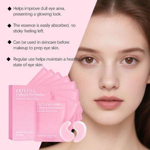 Patchs pour les yeux au collagène Cktuing, 8 paires, lissage, raffermissement, lifting instantané des yeux - Product Image 2